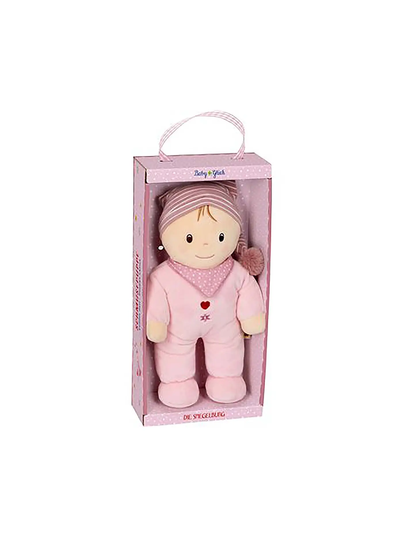 BABY GLÜCK | Schmusepuppe Rosa | 